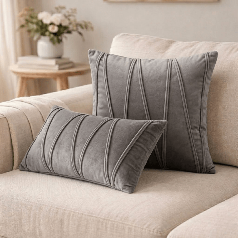 Velzora - Coussin décoratif en velours doux avec housse amovible | Velzora