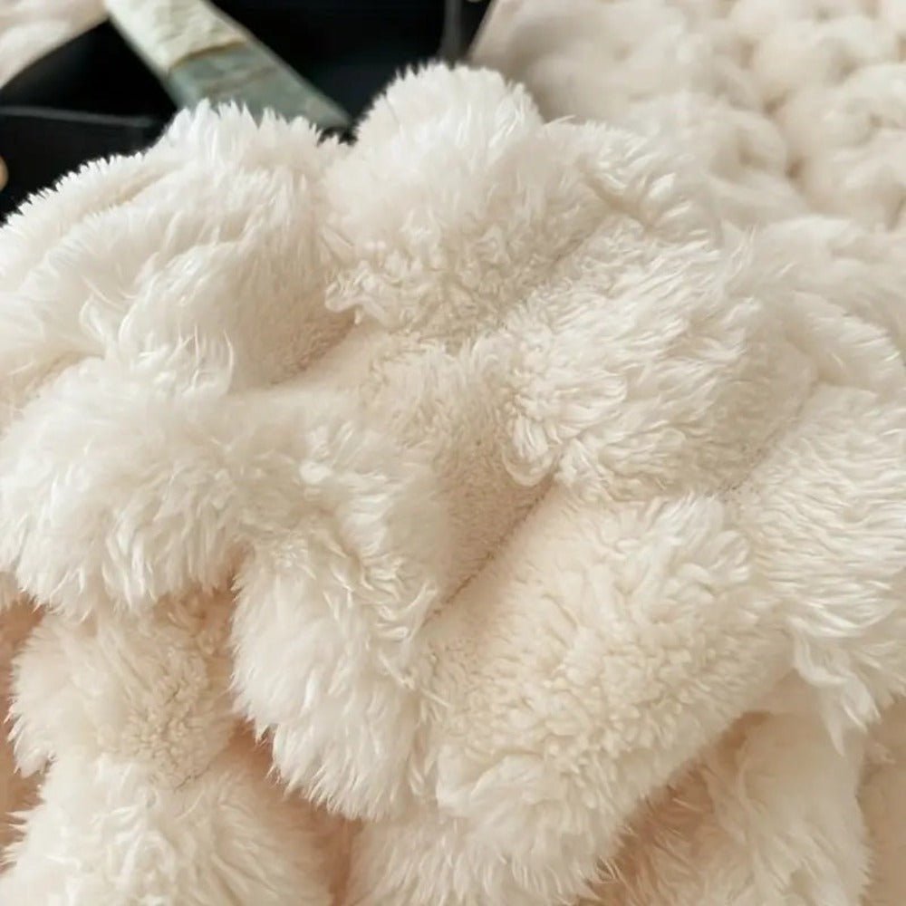 Velzora - Plaid décoratif en sherpa texturé et doux au toucher | Velzora