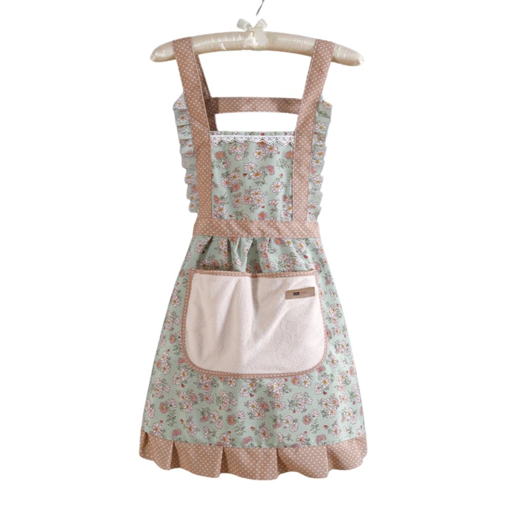 Velzora - Tablier de cuisine en coton fleuri, imperméable | Velzora