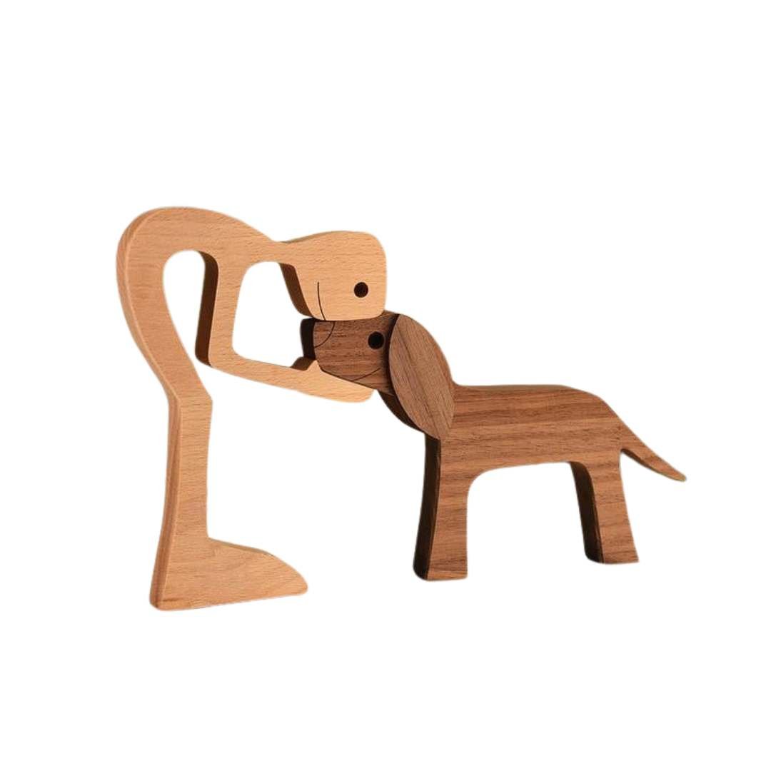 Velzora - Sculpture décorative en bois sculpté à la main | Velzora