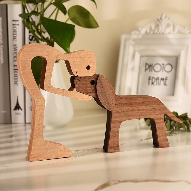 Velzora - Sculpture décorative en bois sculpté à la main | Velzora