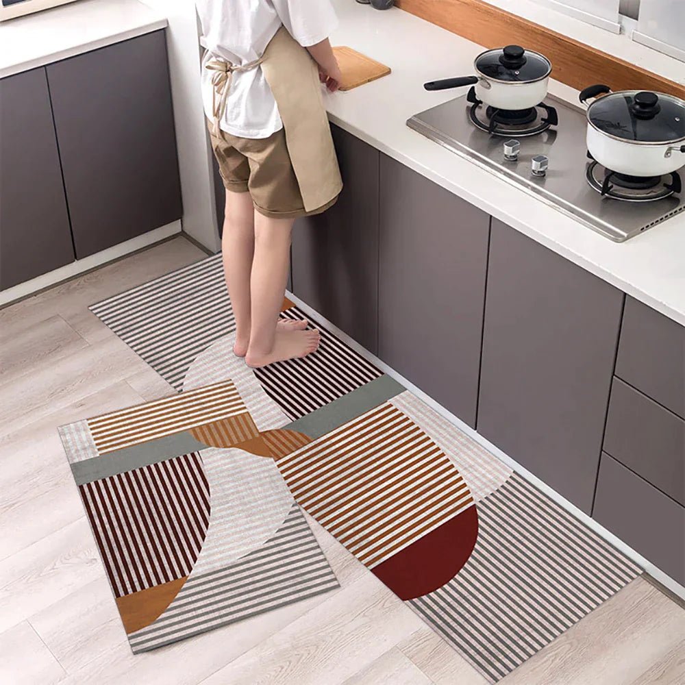 Velzora - Tapis de cuisine antidérapant en textile texturé | Velzora
