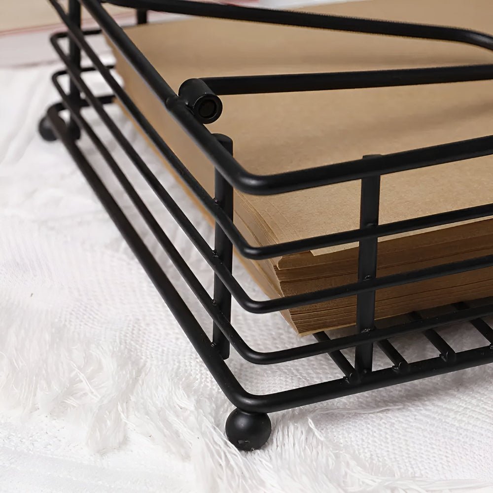 Velzora - Porte-serviettes de table en fer au design épuré | Velzora