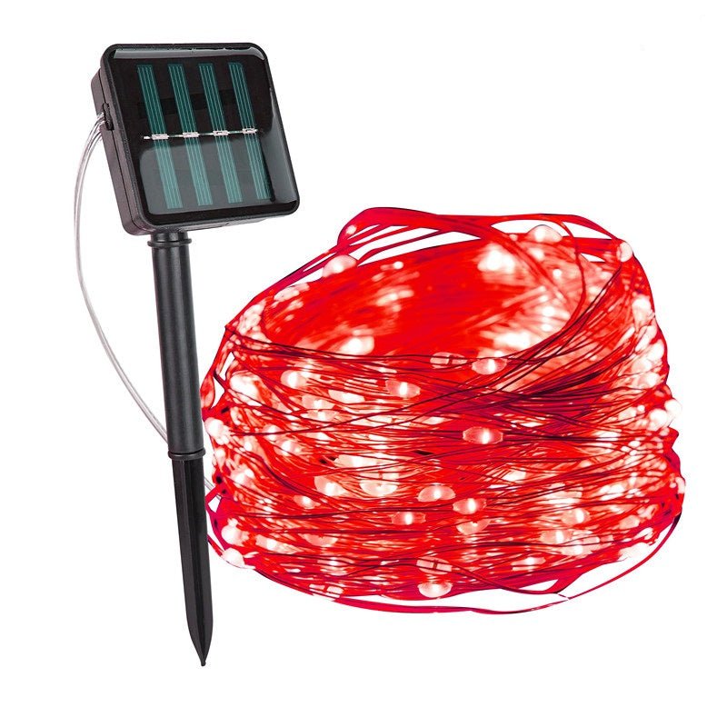 Velzora - Guirlande lumineuse solaire en cuivre étanche | Velzora