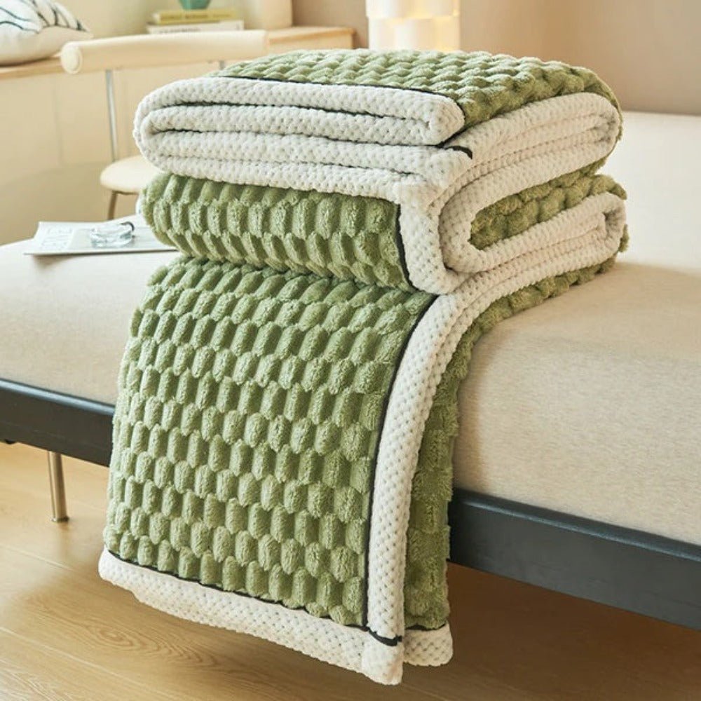 Velzora - Plaid décoratif en sherpa texturé et doux au toucher | Velzora