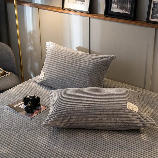 Velzora - Housse de couette en velours texturé – Toucher doux et chaleureux | Velzora