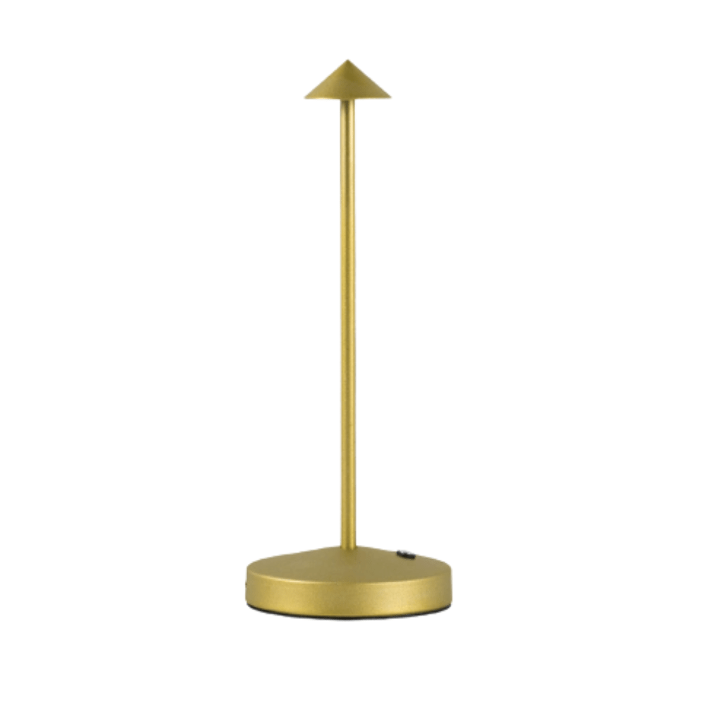 Velzora - Lampe de table LED sans fil en aluminium brossé | Velzora