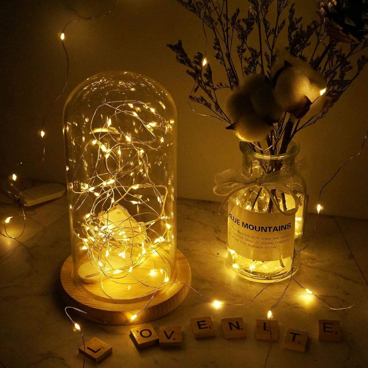 Velzora - Guirlande lumineuse solaire en cuivre étanche | Velzora