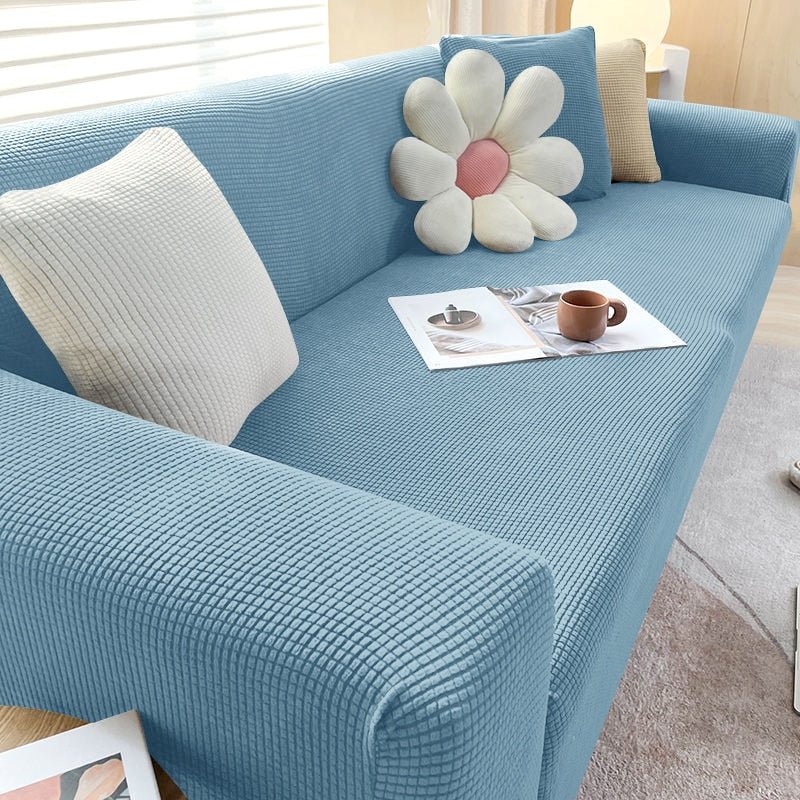 Velzora - Housse de canapé extensible en tissu texturé | Velzora