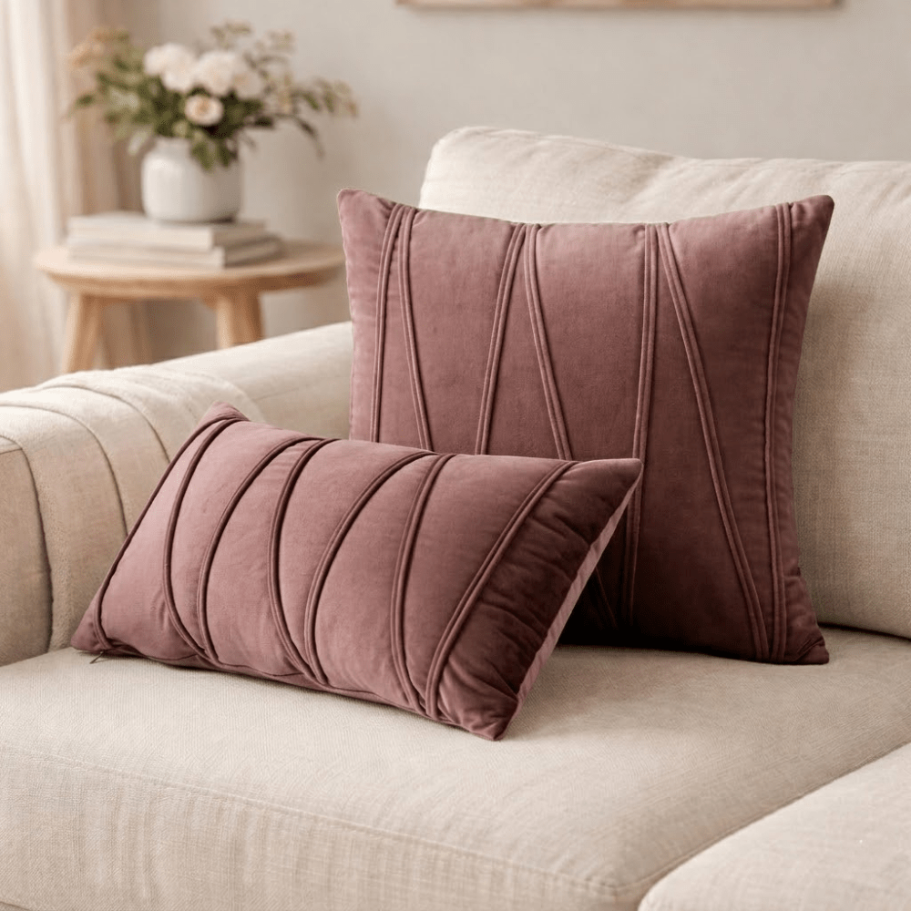 Velzora - Coussin décoratif en velours doux avec housse amovible | Velzora