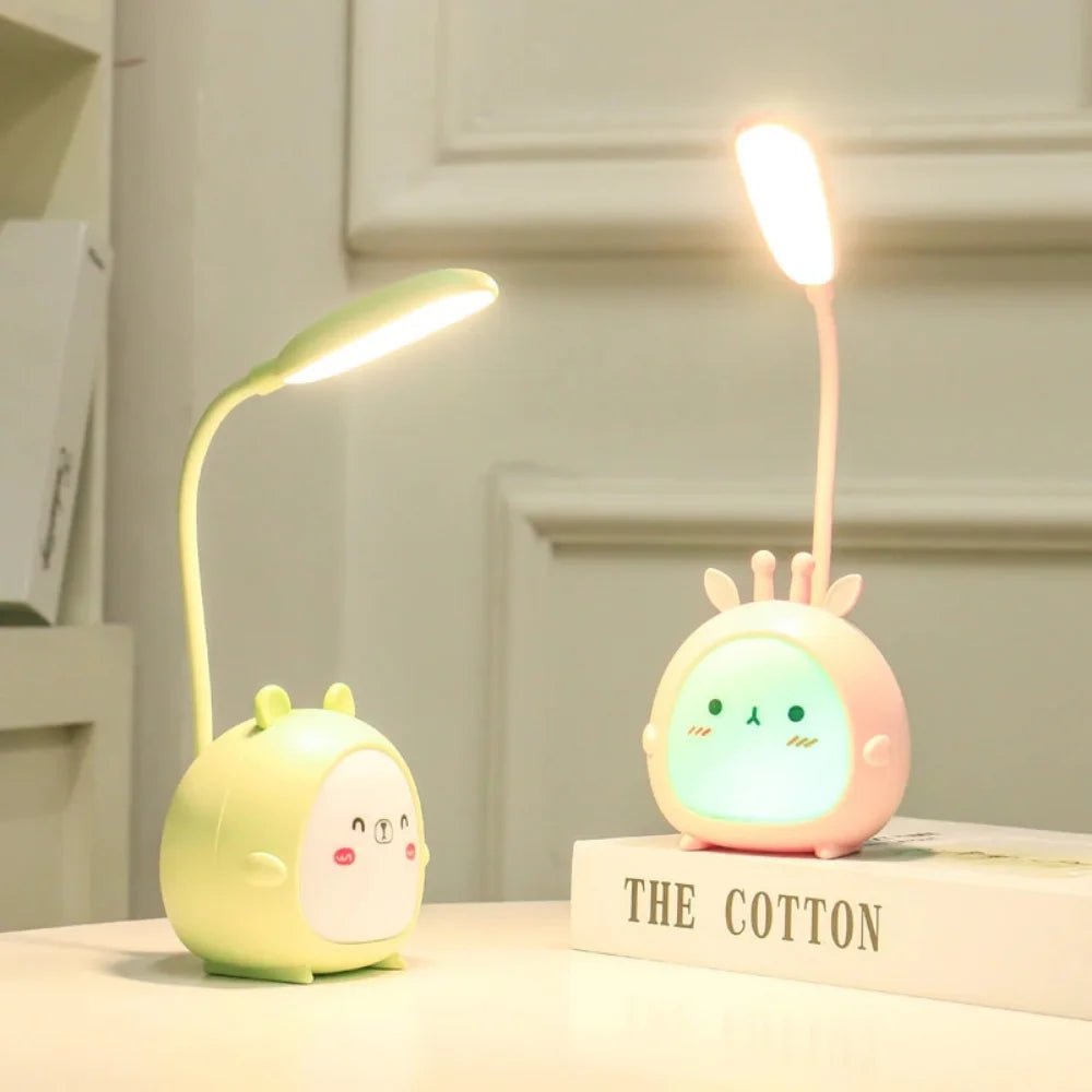 Velzora - Lampe de lecture pour enfants avec lumière LED douce et port USB