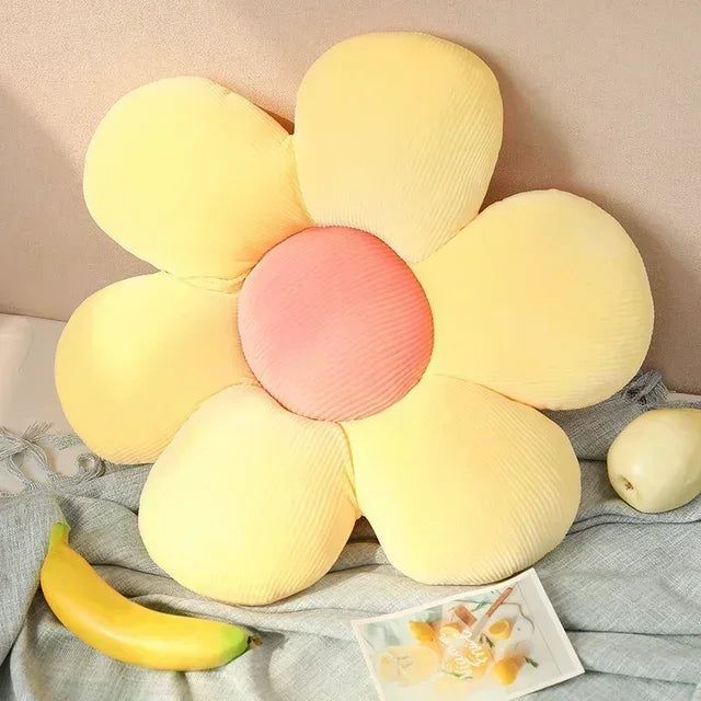 Velzora - Coussin décoratif en forme de fleur en polyester | Velzora