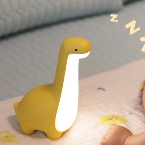 Velzora - Veilleuse LED en silicone dinosaure avec cou long | Velzora