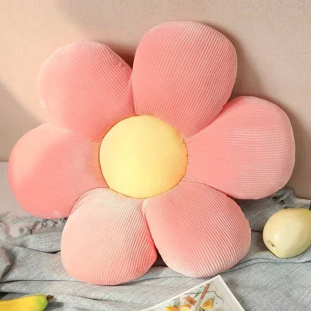 Velzora - Coussin décoratif en forme de fleur en polyester | Velzora