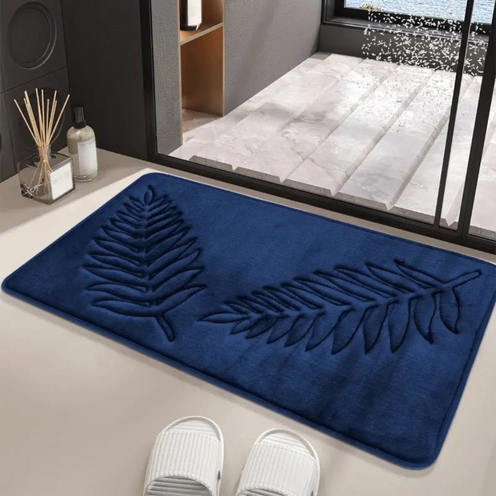 Velzora - Tapis de bain en mousse à mémoire de forme – Surface veloutée absorbante | Velzora