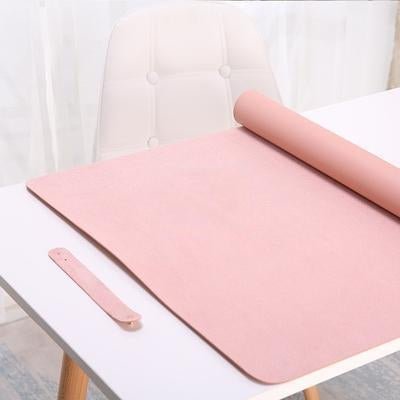 Velzora - Sous-main de bureau en simili cuir texturé et hydrofuge