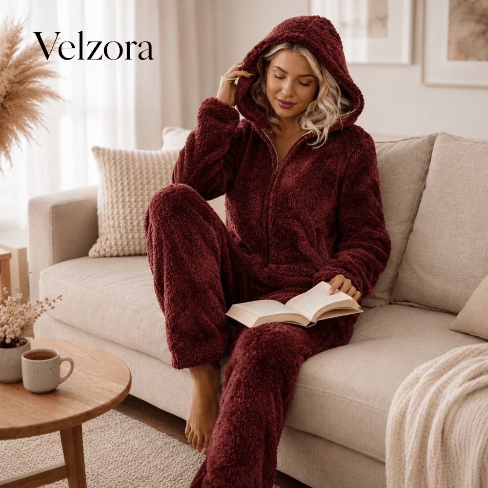 Velzora - Combinaison d’intérieur zippée en polaire douce | Velzora