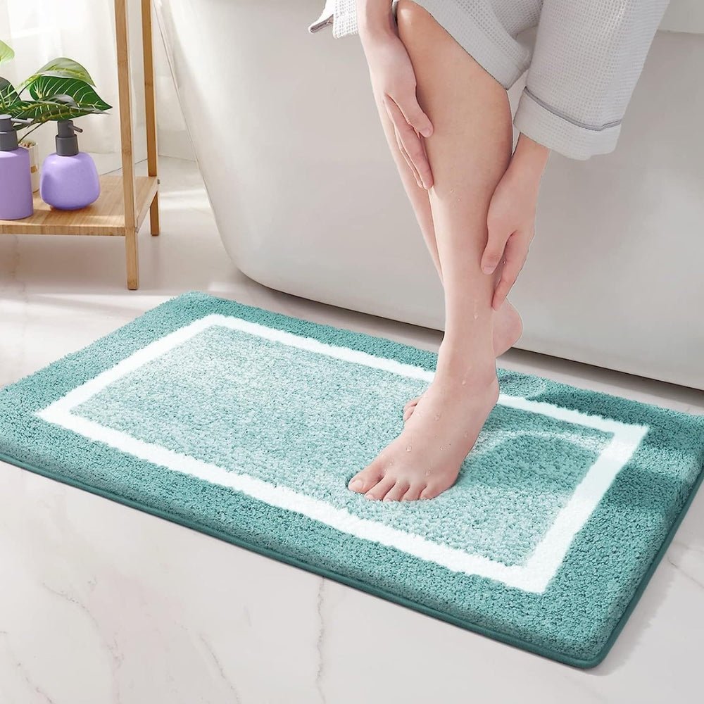 Velzora - Tapis de bain antidérapant à bordure moderne | Velzora