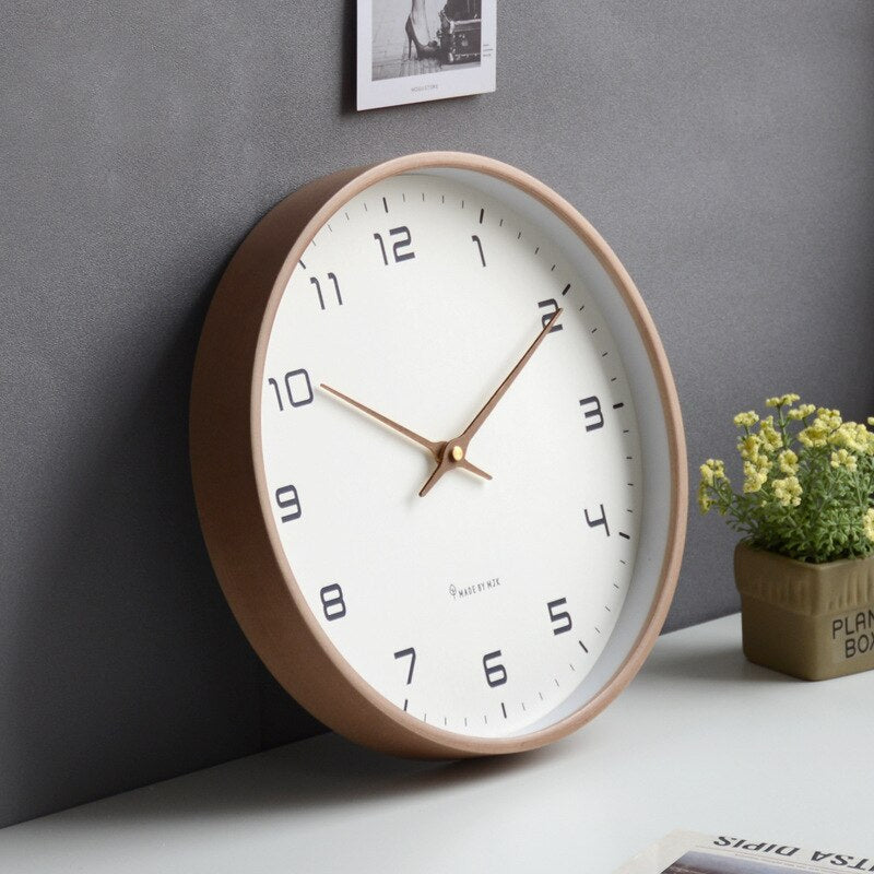 Velzora - Horloge murale en bois minimaliste scandinave | Velzora