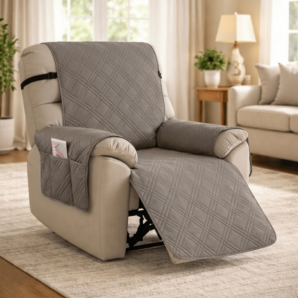 Velzora - Housse protectrice imperméable pour fauteuil relax matelassé | Velzora