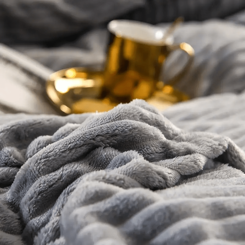 Velzora - Housse de couette en velours texturé – Toucher doux et chaleureux | Velzora