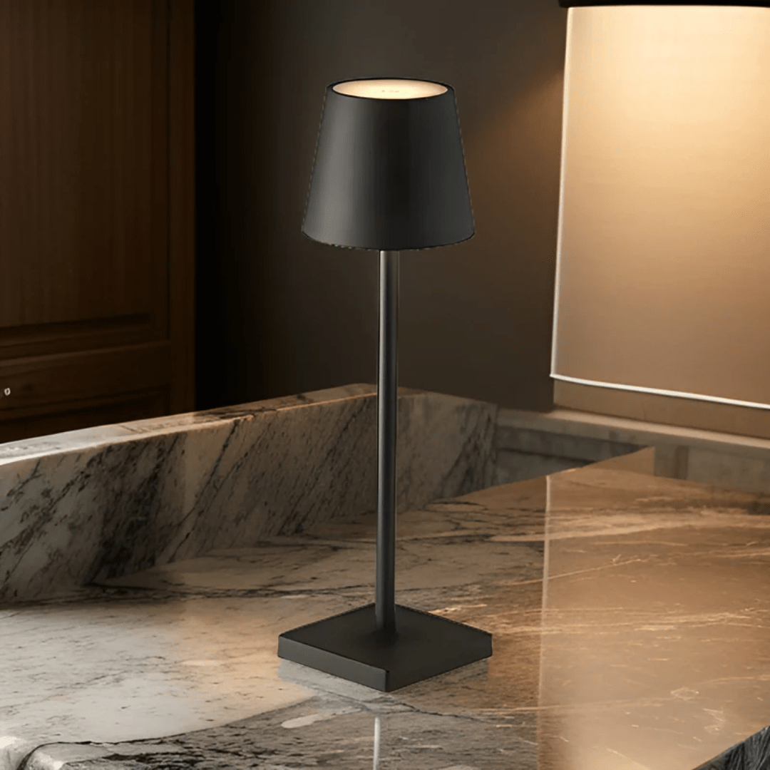 Velzora - Lampe de table rechargeable en aluminium minimaliste | Velzora