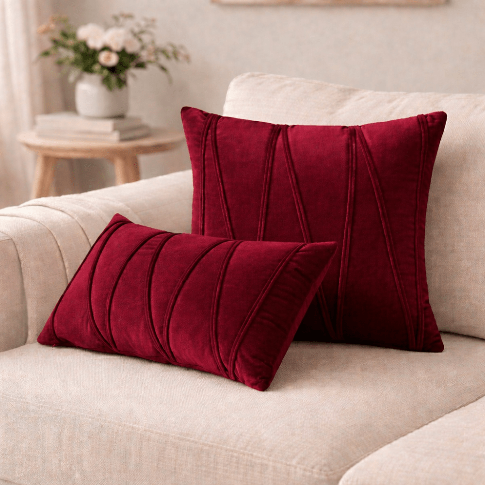 Velzora - Coussin décoratif en velours doux avec housse amovible | Velzora