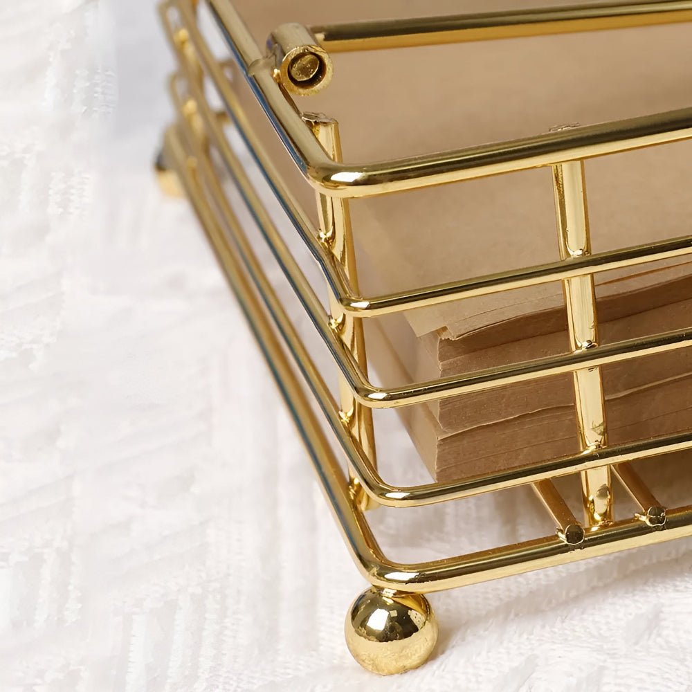 Velzora - Porte-serviettes de table en fer au design épuré | Velzora