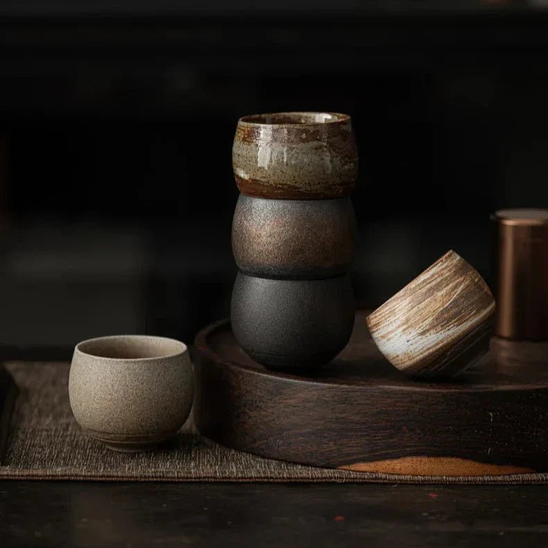 Velzora - Tasses à espresso en céramique artisanale émaillée | Velzora