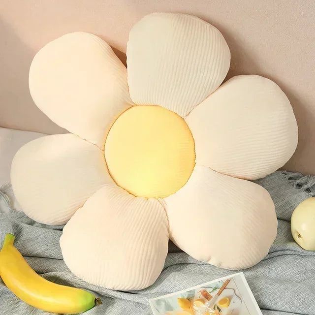 Velzora - Coussin décoratif en forme de fleur en polyester | Velzora