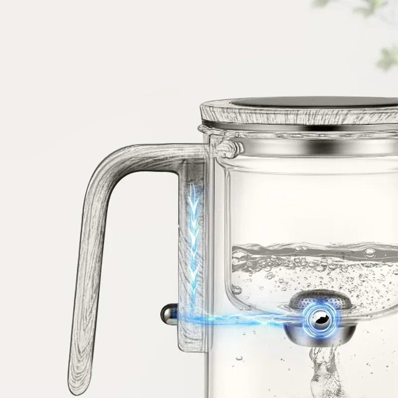 Velzora - Théière en verre borosilicaté – Infuseur acier et poignée bois | Velzora