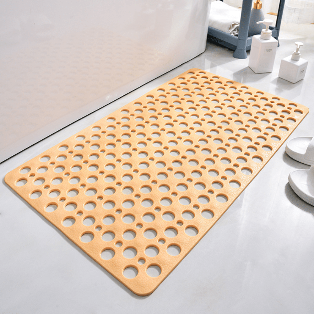 Velzora - Tapis de douche antidérapant en PVC texturé