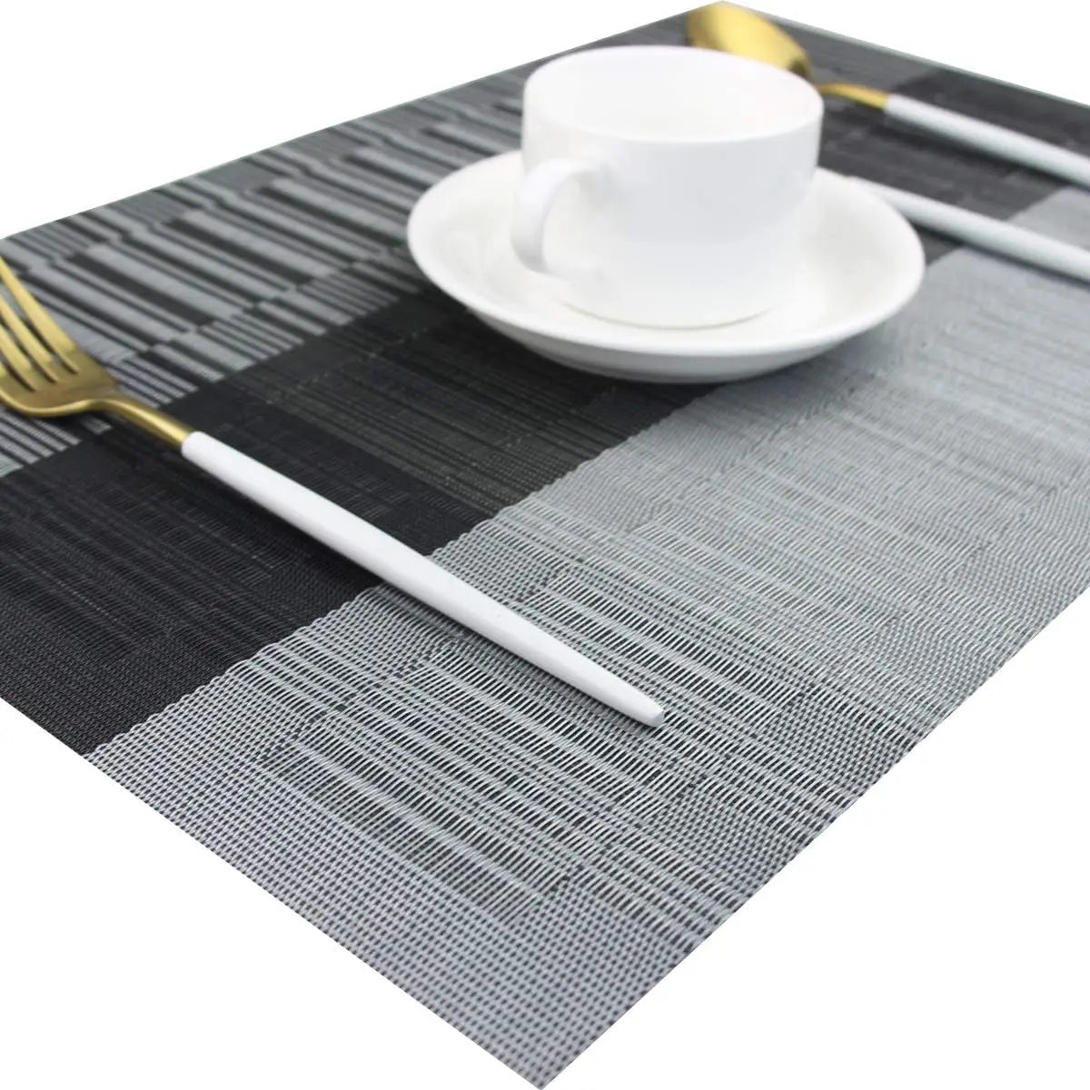 Velzora - Set de sets de table tissés lavables – Surface résistante à la chaleur | Velzora