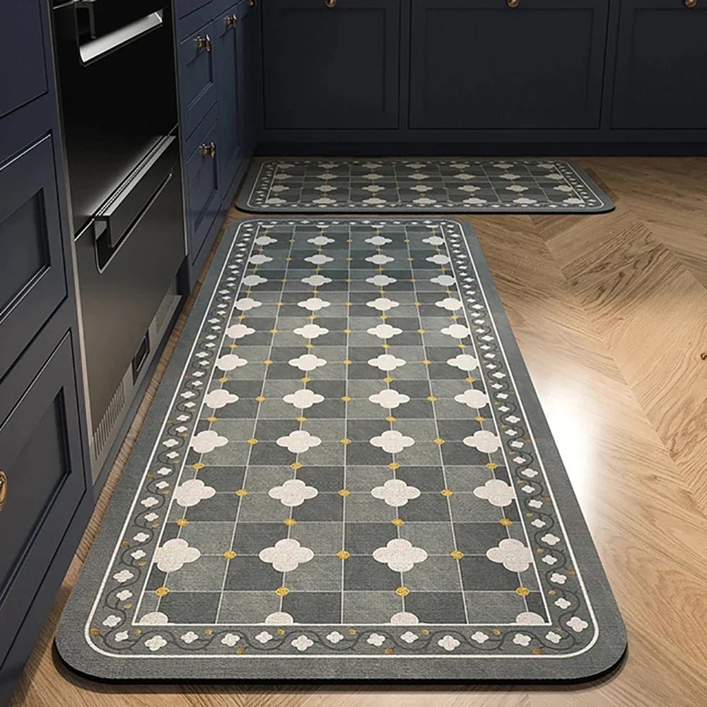 Velzora - Tapis de cuisine antidérapant en textile texturé | Velzora