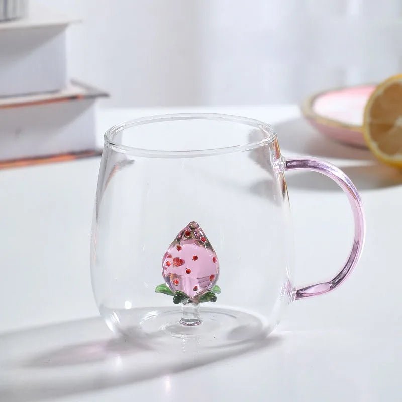 Velzora - Tasse en verre borosilicate avec motif animal 3D | Velzora