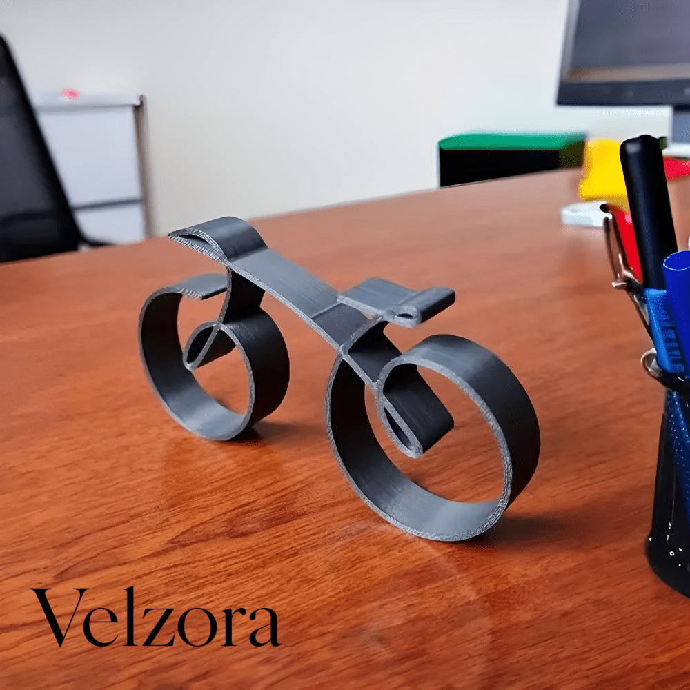 Velzora - Sculpture cycliste en métal style minimaliste | Velzora