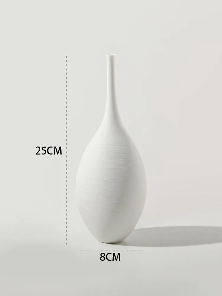 Velzora - Vase en céramique mate minimaliste – style scandinave | Velzora
