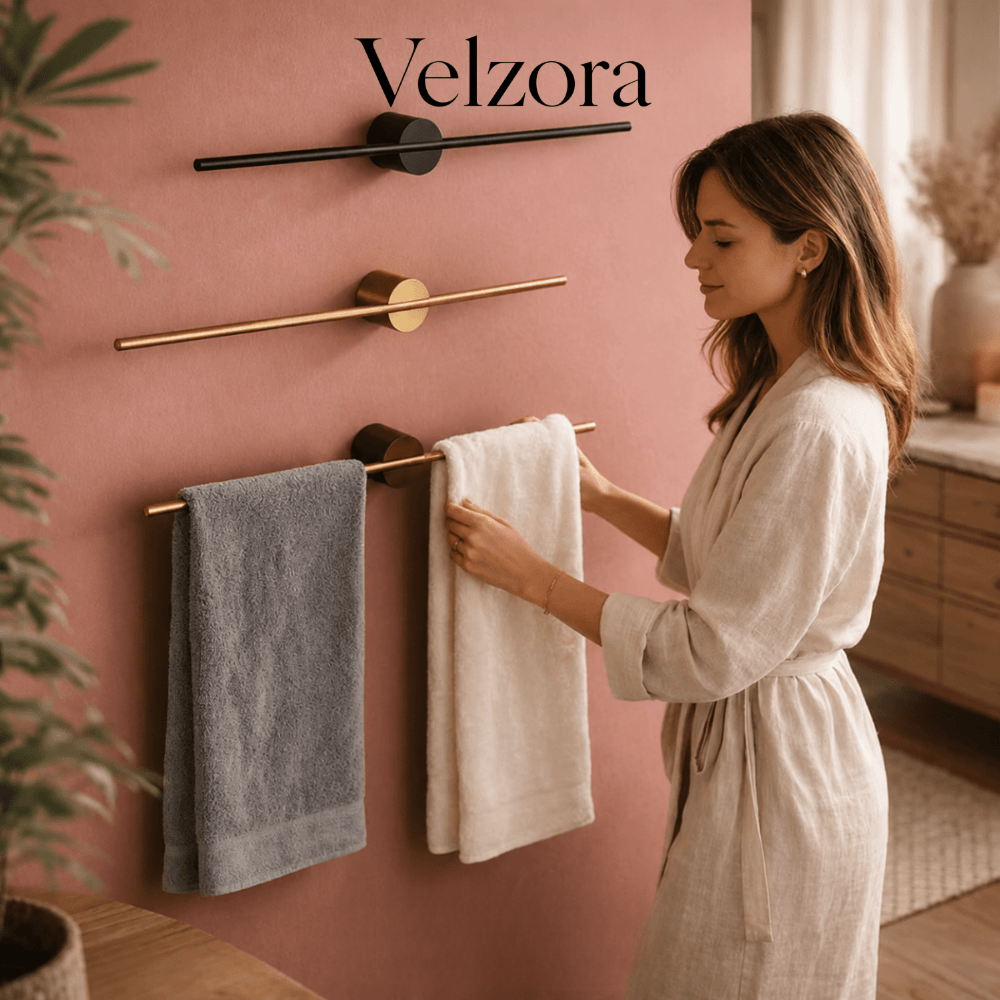 Velzora - Porte-serviettes en aluminium minimaliste | Velzora