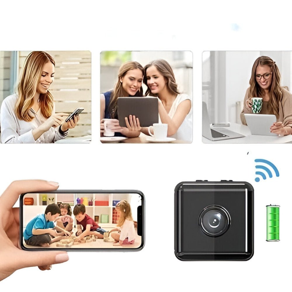 Velzora - Caméra de surveillance WiFi compacte en plastique résistant | Velzora