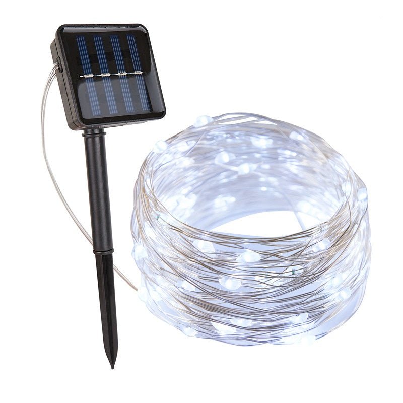 Velzora - Guirlande lumineuse solaire en cuivre étanche | Velzora