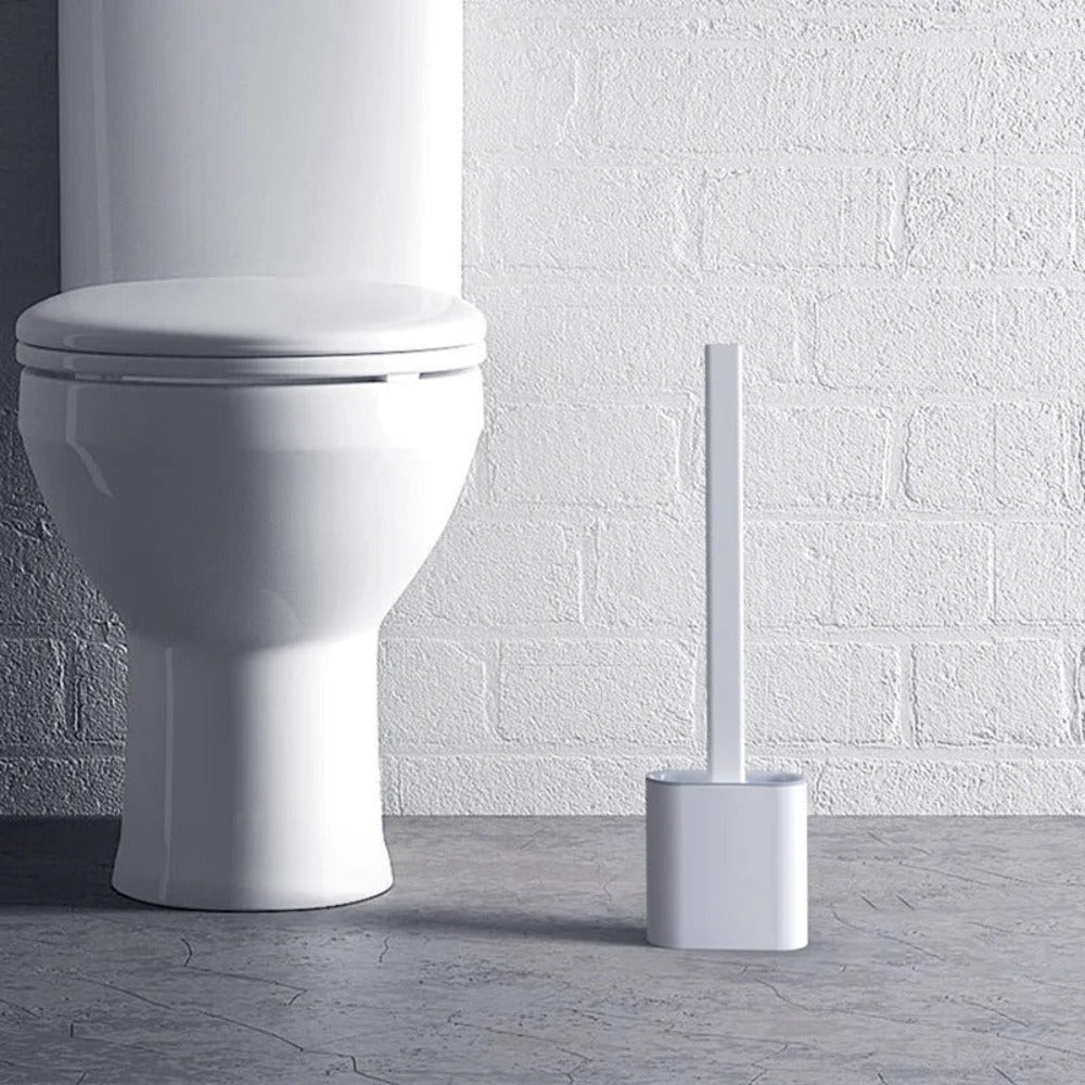Velzora - Brosse WC silicone antibactérien murale | Velzora