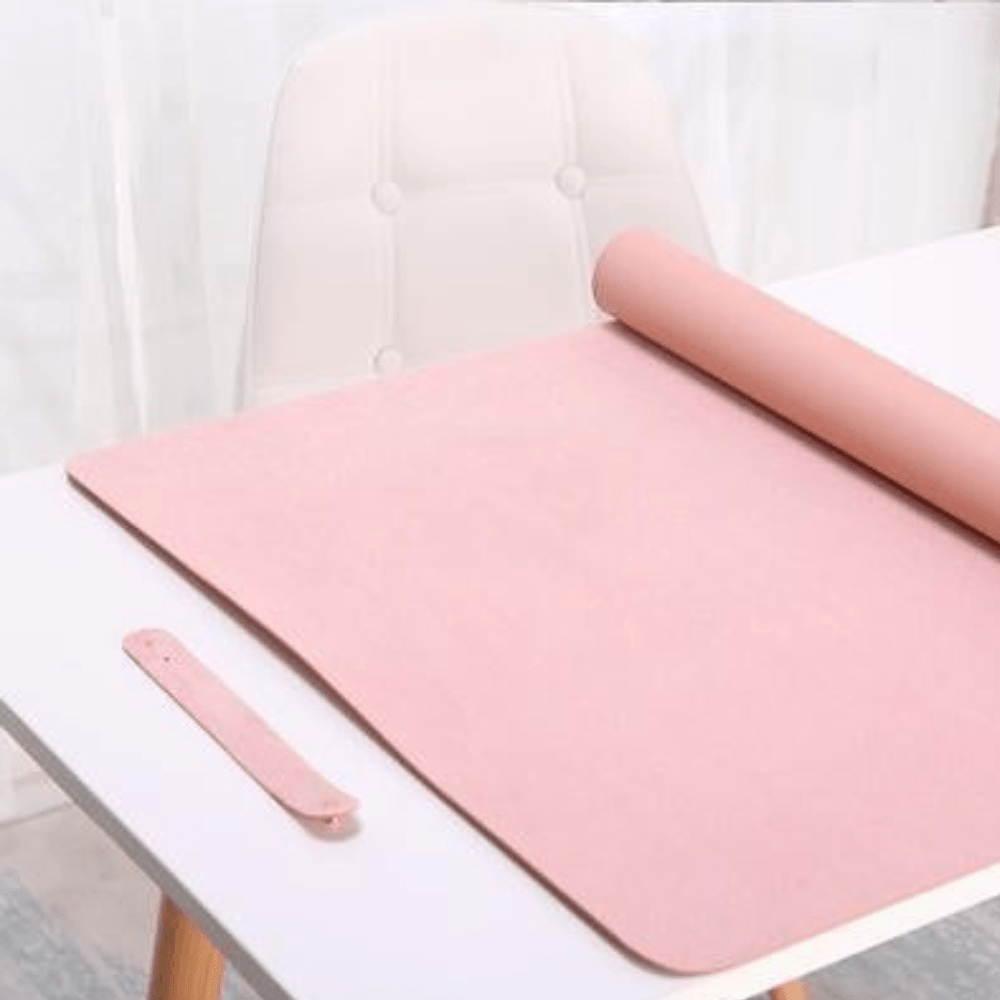 Velzora - Sous-main de bureau en simili cuir texturé et hydrofuge