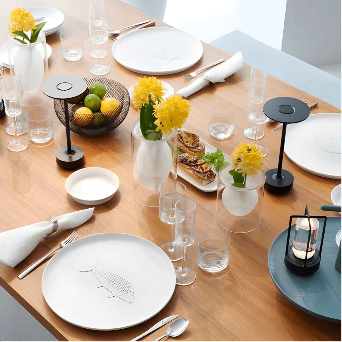 Velzora - Lampe de table sans fil en métal – Dimmable avec commande tactile | Velzora