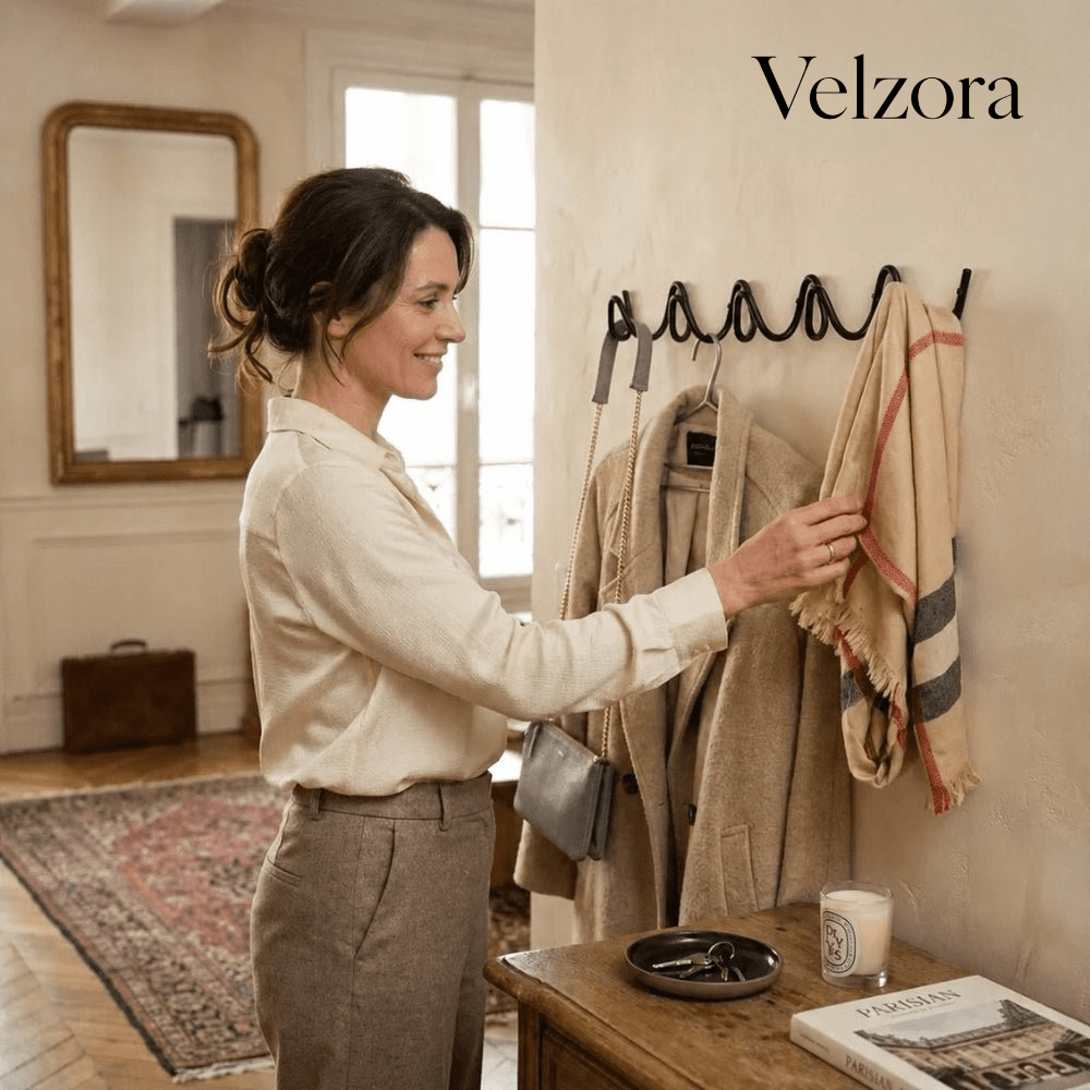 Velzora - Patère murale en métal minimaliste | Velzora