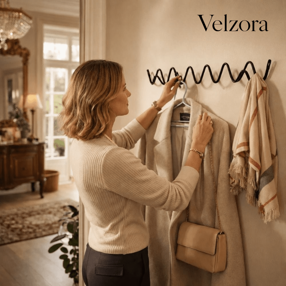 Velzora - Patère murale en métal minimaliste | Velzora