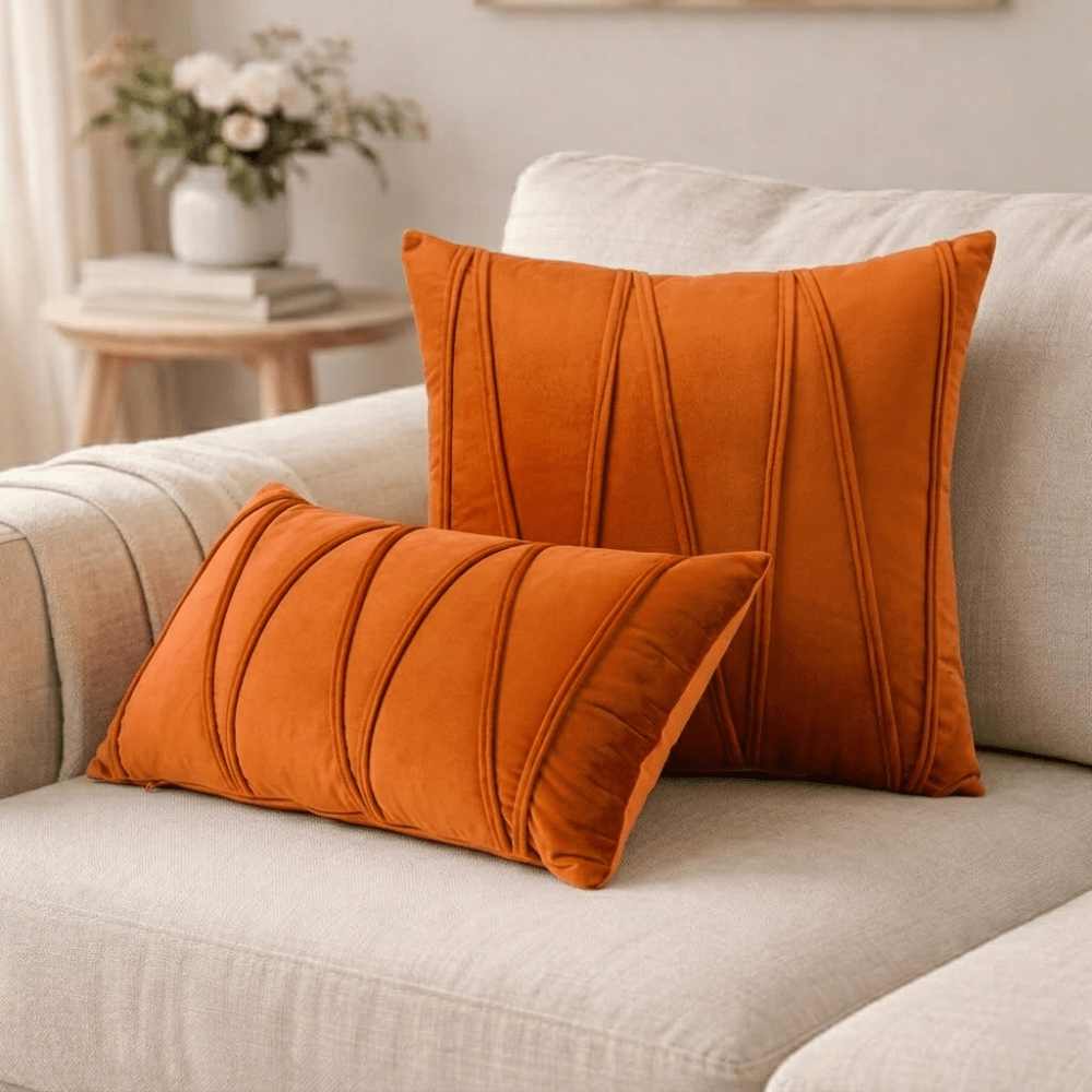 Velzora - Coussin décoratif en velours doux avec housse amovible | Velzora