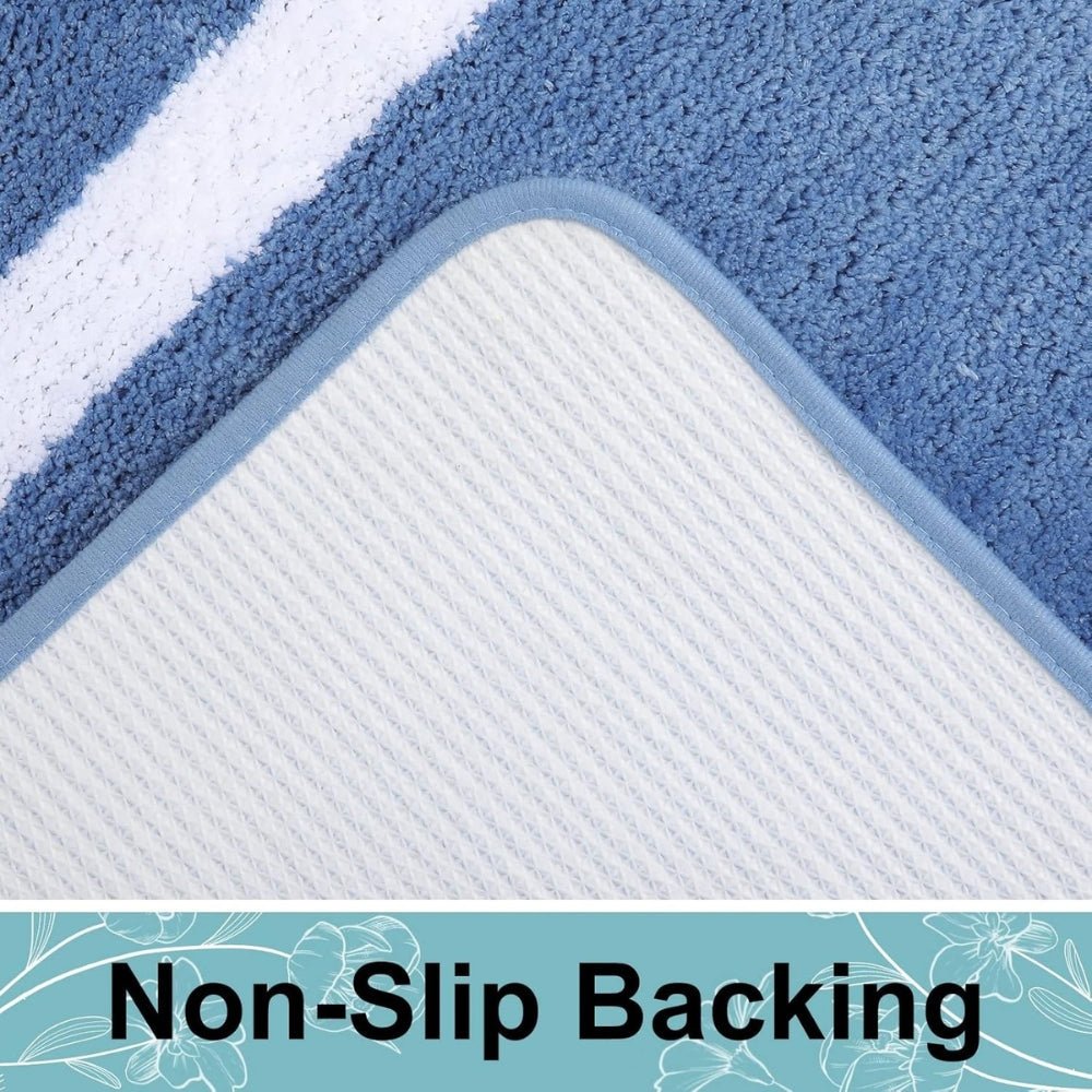 Velzora - Tapis de bain antidérapant à bordure moderne | Velzora