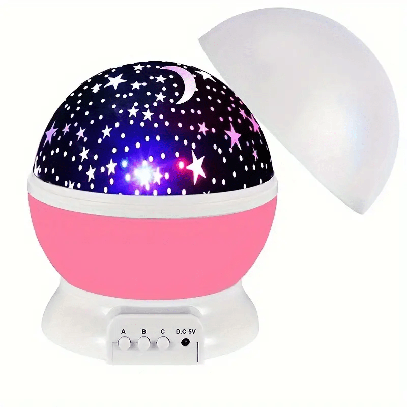 Velzora - Lampe projecteur d’ambiance en rotation avec ciel étoilé multicolore | Velzora