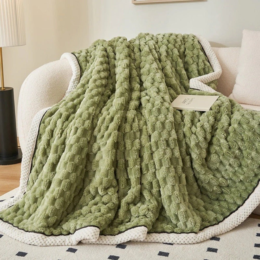 Velzora - Plaid décoratif en sherpa texturé et doux au toucher | Velzora