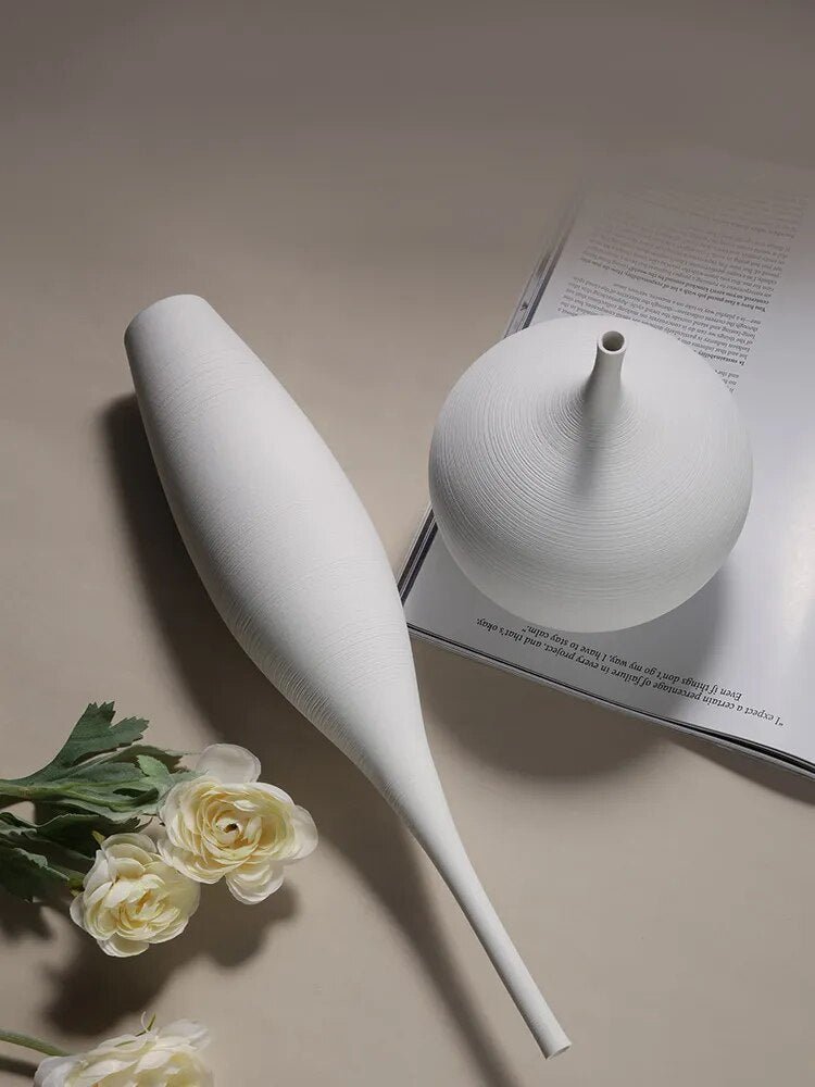 Velzora - Vase en céramique mate minimaliste – style scandinave | Velzora